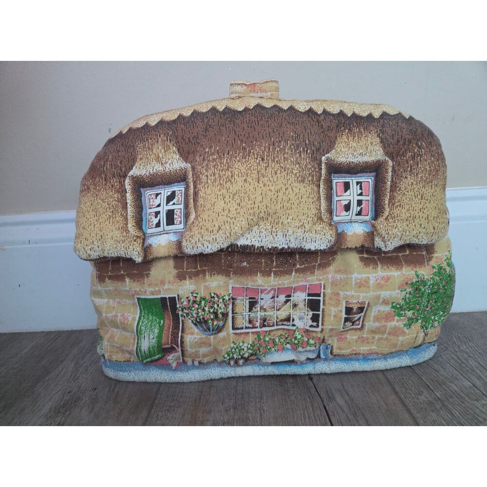 Vintage Sari Fabrics Tea Cosy - The Tea Shop Cottage Design-Padded Teapot Warmer